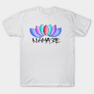 Flower Purple Namaste T-Shirt